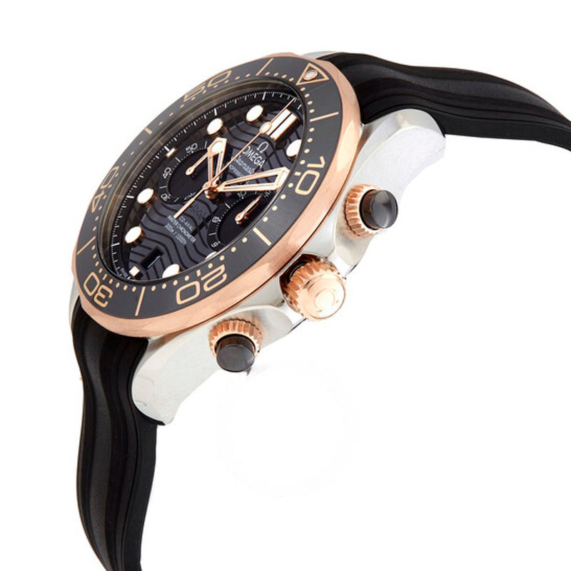 Relógio Seamaster Diver 300m Co-Axial Master Chronograph Cronômetro Automático Mostrador Preto 44 mm - Mercado de Luxo - O Maior E-Commerce de Bens, Produtos e Serviços de Luxo do Brasil.