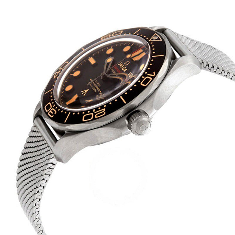 Relógio Seamaster 300M "007 Edition" "No Time To Die" Cronômetro Automático Mostrador Marrom 42 mm - Mercado de Luxo - O Maior E-Commerce de Bens, Produtos e Serviços de Luxo do Brasil.