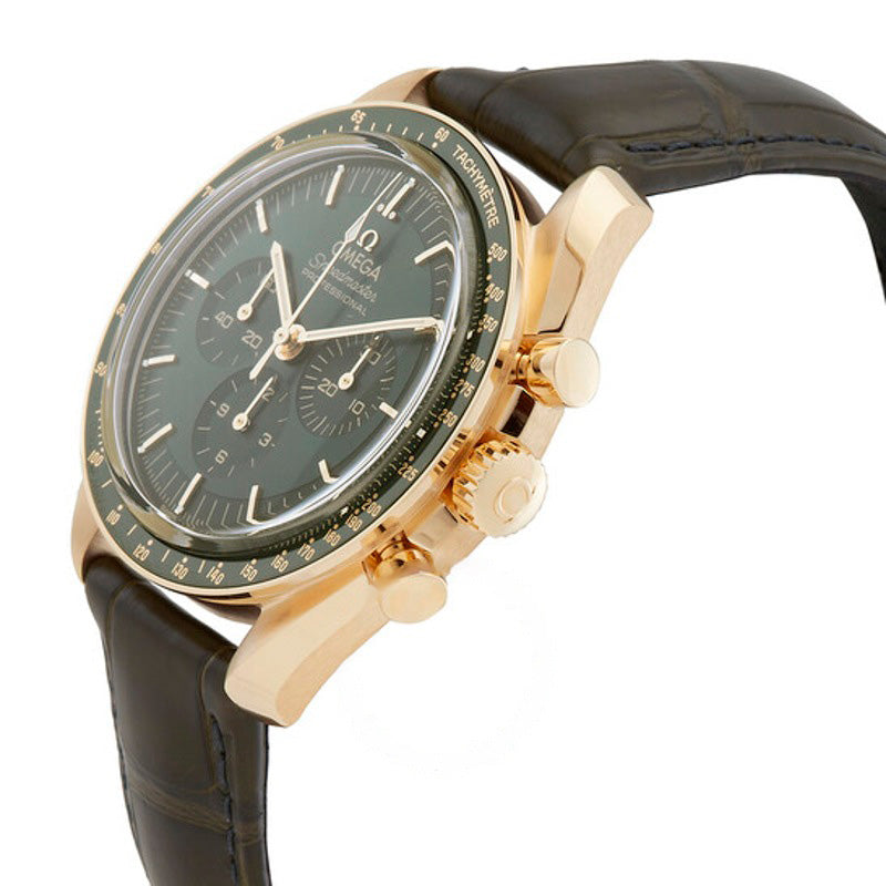 Relógio Speedmaster Moon 18kt Moonshine Gold Cronômetro Automático Mostrador Verde 42 mm - Mercado de Luxo - O Maior E-Commerce de Bens, Produtos e Serviços de Luxo do Brasil.