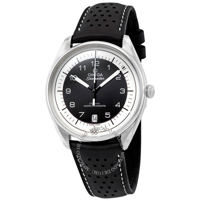 Relógio Seamaster Olympic Timekeeper Automático Couro Preto Edição Limitada 39 mm - Mercado de Luxo - O Maior E-Commerce de Bens, Produtos e Serviços de Luxo do Brasil.