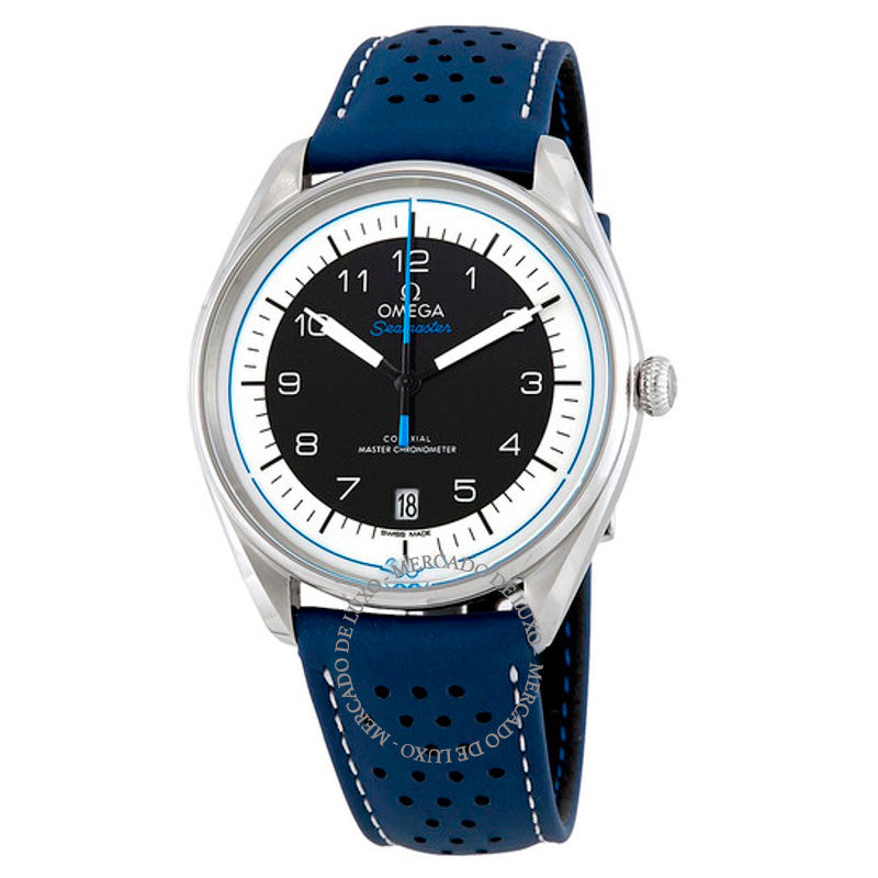 Relógio Seamaster Olympic Timekeeper Automático Couro Azul Edição Limitada 39 mm - Mercado de Luxo - O Maior E-Commerce de Bens, Produtos e Serviços de Luxo do Brasil.