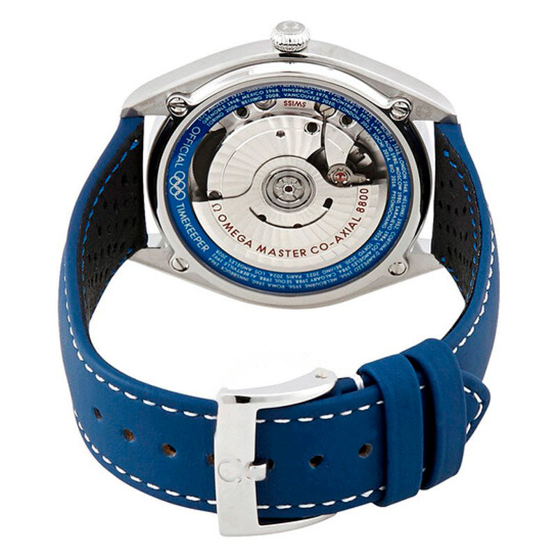 Relógio Seamaster Olympic Timekeeper Automático Couro Azul Edição Limitada 39 mm - Mercado de Luxo - O Maior E-Commerce de Bens, Produtos e Serviços de Luxo do Brasil.
