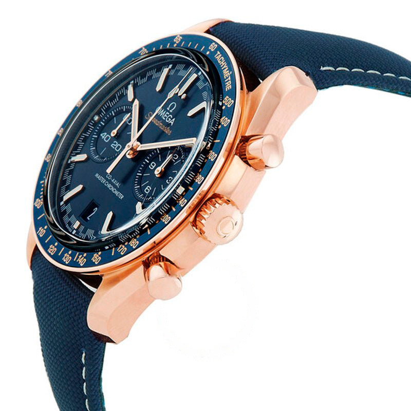 Relógio Speedmaster Racing Cronógrafo Automático 18kt Sedna Gold Mostrador Azul 44 mm - Mercado de Luxo - O Maior E-Commerce de Bens, Produtos e Serviços de Luxo do Brasil.