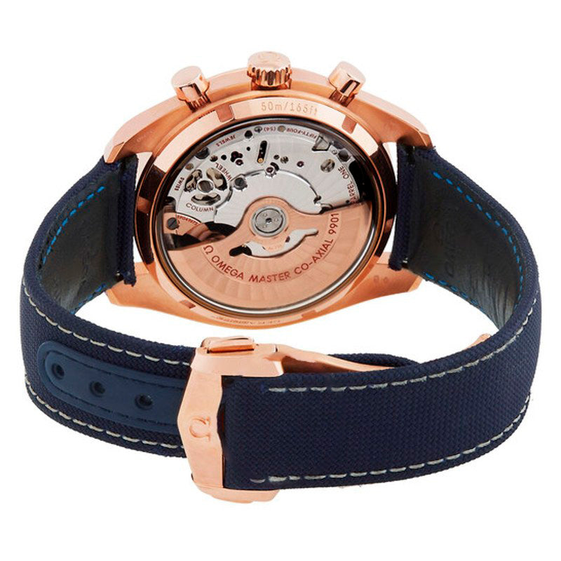 Relógio Speedmaster Racing Cronógrafo Automático 18kt Sedna Gold Mostrador Azul 44 mm - Mercado de Luxo - O Maior E-Commerce de Bens, Produtos e Serviços de Luxo do Brasil.