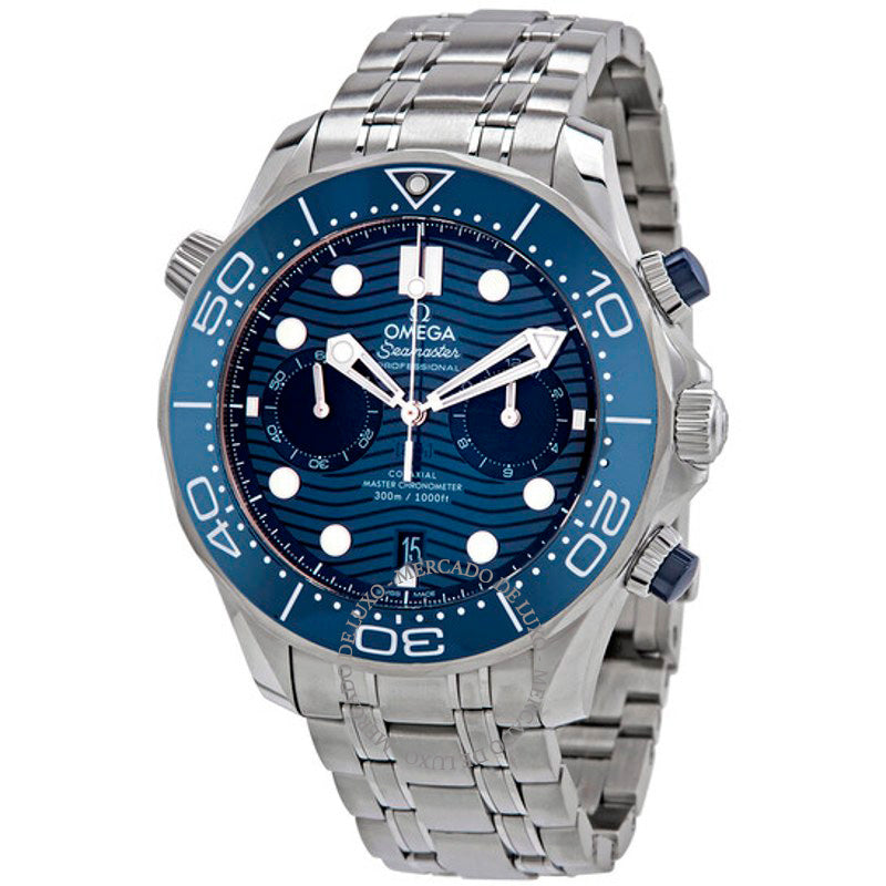 Relógio Seamaster Diver Chronograph Cronômetro Automático Mostrador Azul 44 mm - Mercado de Luxo - O Maior E-Commerce de Bens, Produtos e Serviços de Luxo do Brasil.