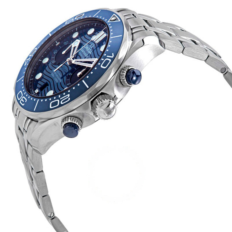 Relógio Seamaster Diver Chronograph Cronômetro Automático Mostrador Azul 44 mm - Mercado de Luxo - O Maior E-Commerce de Bens, Produtos e Serviços de Luxo do Brasil.