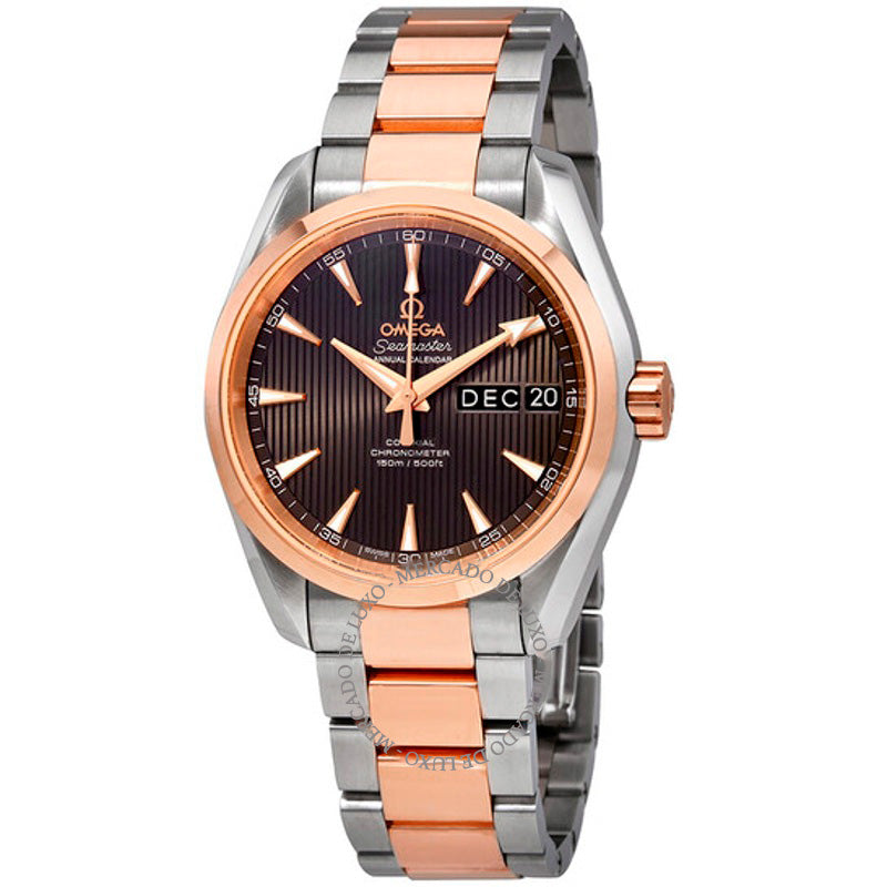 Relógio Aqua Terra Calendário Anual Cronômetro Automático Mostrador Cinza 38 mm - Mercado de Luxo - O Maior E-Commerce de Bens, Produtos e Serviços de Luxo do Brasil.