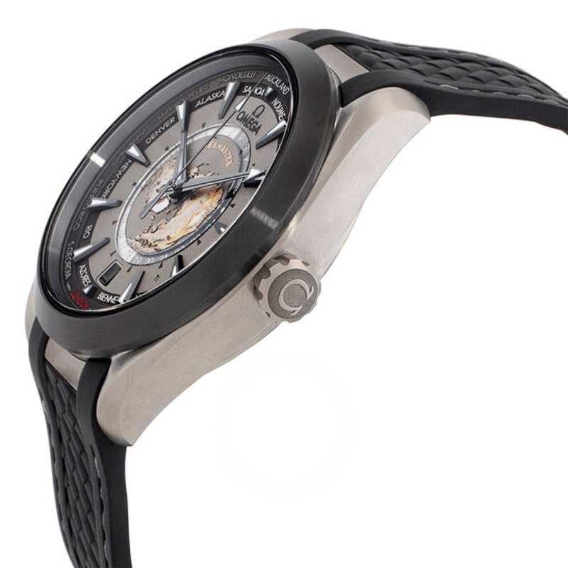 Relógio Seamaster Hora Mundial GMT Cronômetro Automático Mostrador Cinza 43 mm - Mercado de Luxo - O Maior E-Commerce de Bens, Produtos e Serviços de Luxo do Brasil.