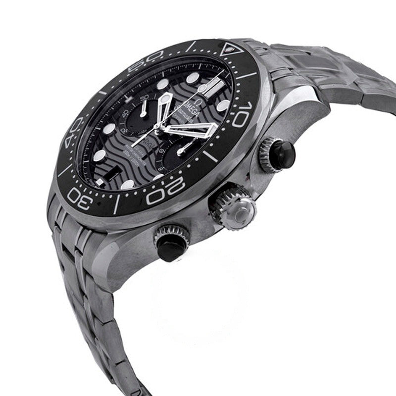 Relógio Seamaster Cronógrafo Cronômetro Automático Mostrador Preto 44 mm - Mercado de Luxo - O Maior E-Commerce de Bens, Produtos e Serviços de Luxo do Brasil.