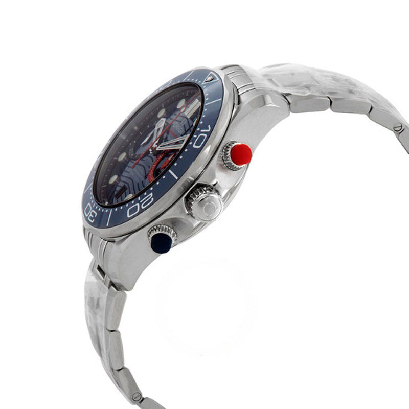Relógio Seamaster Cronógrafo Cronômetro Automático Mostrador Azul  - Mercado de Luxo - O Maior E-Commerce de Bens, Produtos e Serviços de Luxo do Brasil.