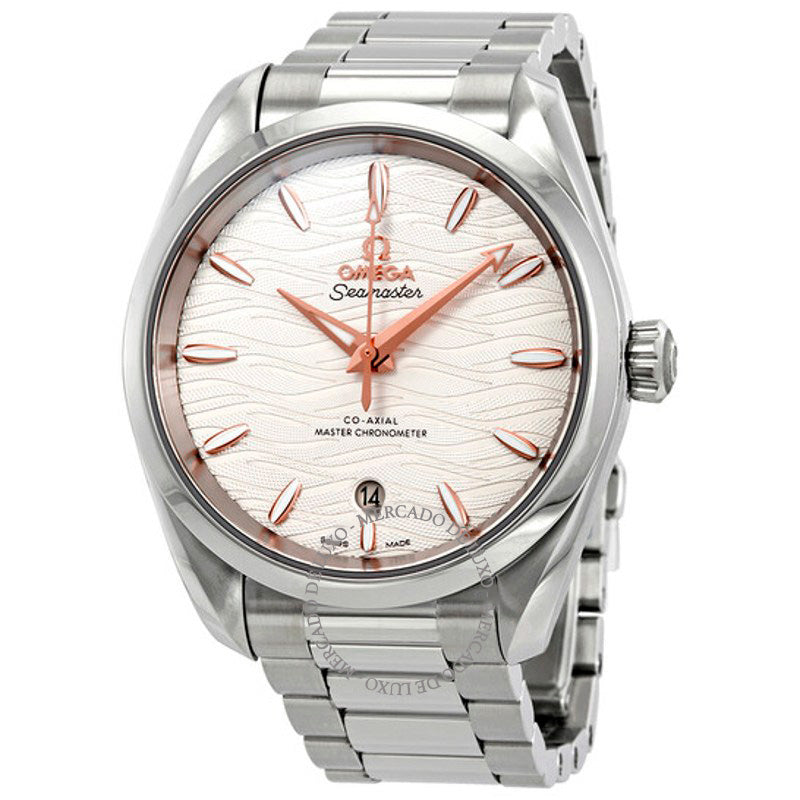 Relógio Seamaster Aqua Terra Automático Opalino Mostrador Prateado 38 mm - Mercado de Luxo - O Maior E-Commerce de Bens, Produtos e Serviços de Luxo do Brasil.