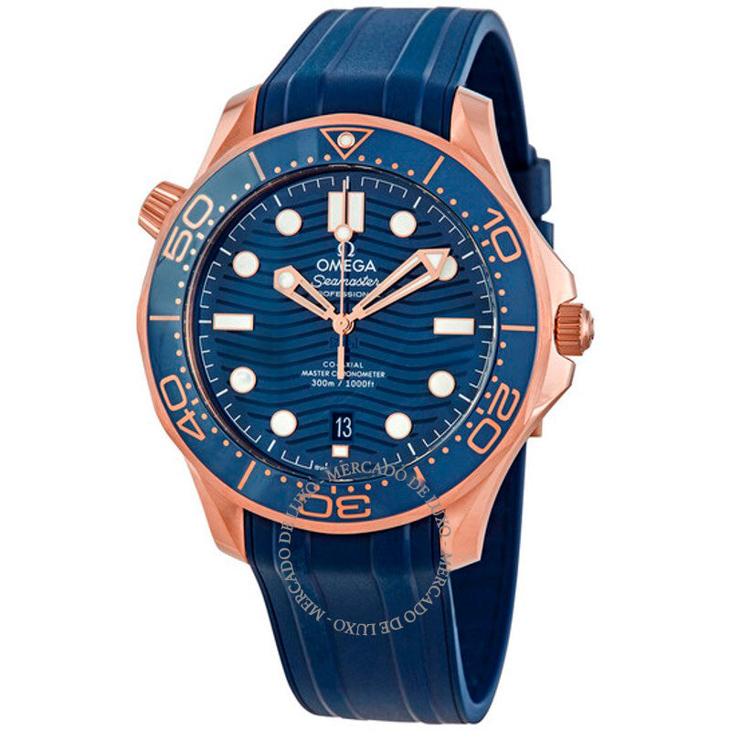 Relógio Seamaster Diver Ouro Rosa 18k Automático Mostrador Azul 42 mm - Mercado de Luxo - O Maior E-Commerce de Bens, Produtos e Serviços de Luxo do Brasil.