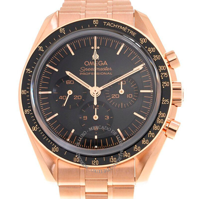 Relógio Speedmaster Moon Chronograph Automático Mostrador Preto 42 mm - Mercado de Luxo - O Maior E-Commerce de Bens, Produtos e Serviços de Luxo do Brasil.
