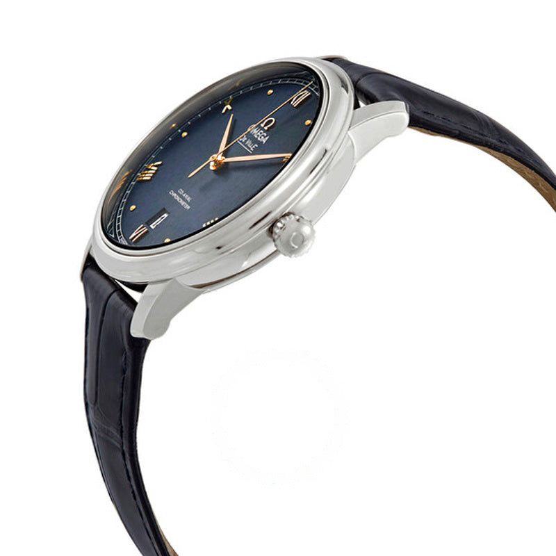 Relógio De Ville Prestige Cronômetro Automático Mostrador Azul 39 mm - Mercado de Luxo - O Maior E-Commerce de Bens, Produtos e Serviços de Luxo do Brasil.