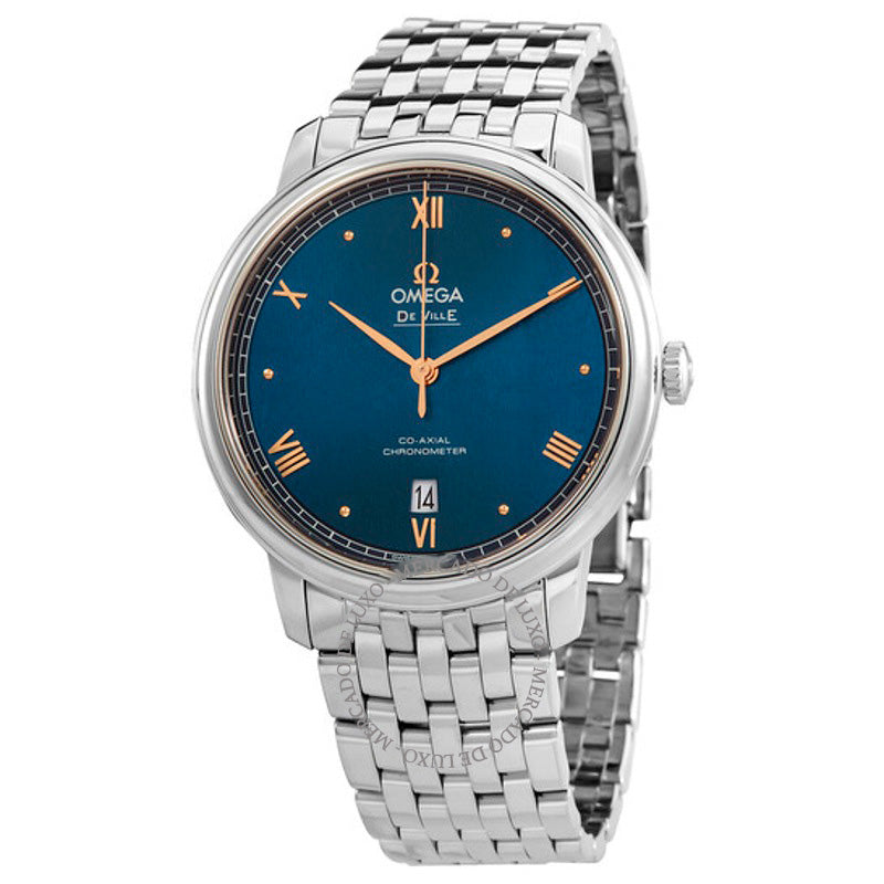 Relógio De Ville Prestige Cronômetro Automático Mostrador Azul 39 mm - Mercado de Luxo - O Maior E-Commerce de Bens, Produtos e Serviços de Luxo do Brasil.