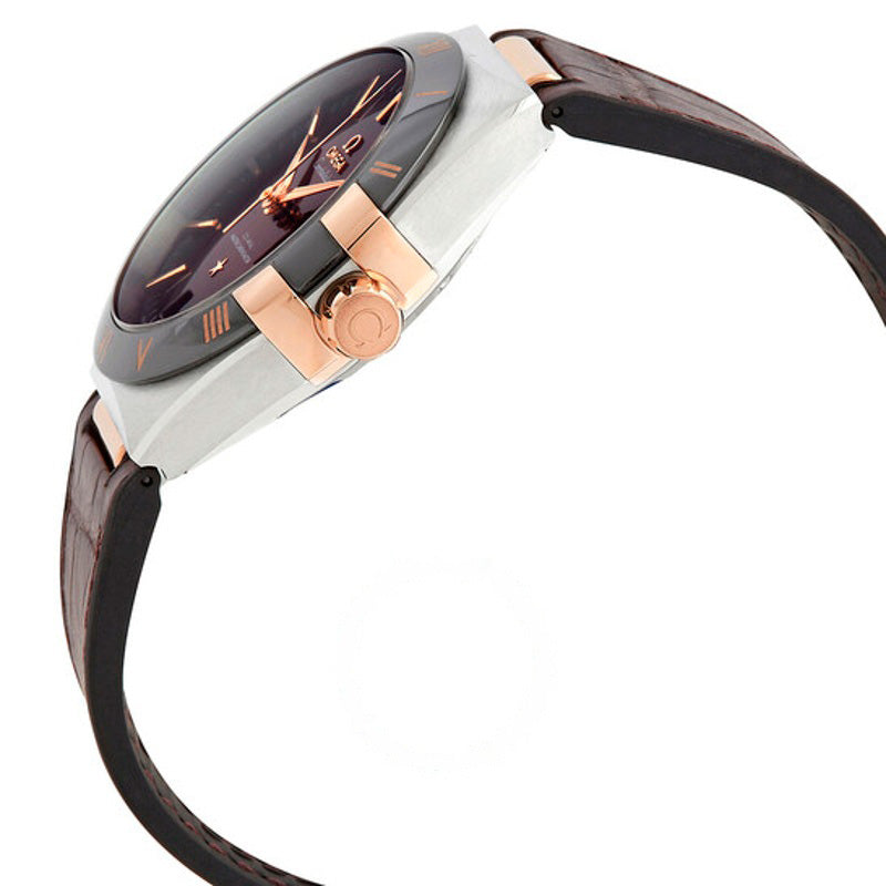 Relógio Constellation Cronômetro Automático Mostrador Borgonha 41 mm - Mercado de Luxo - O Maior E-Commerce de Bens, Produtos e Serviços de Luxo do Brasil.