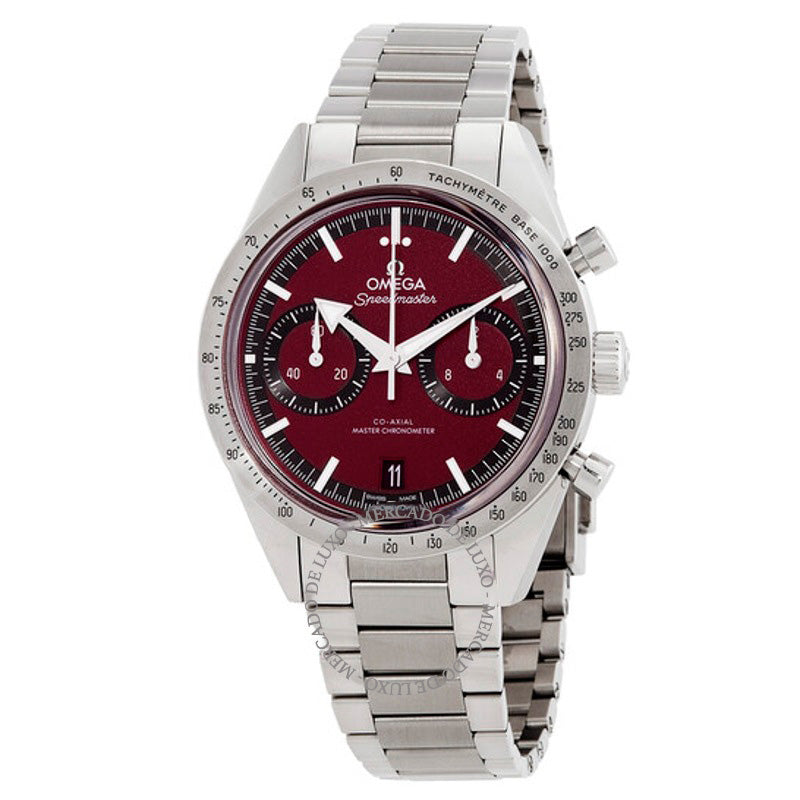Relógio Speedmaster Cronógrafo Corda Manual Mostrador Borgonha  - Mercado de Luxo - O Maior E-Commerce de Bens, Produtos e Serviços de Luxo do Brasil.