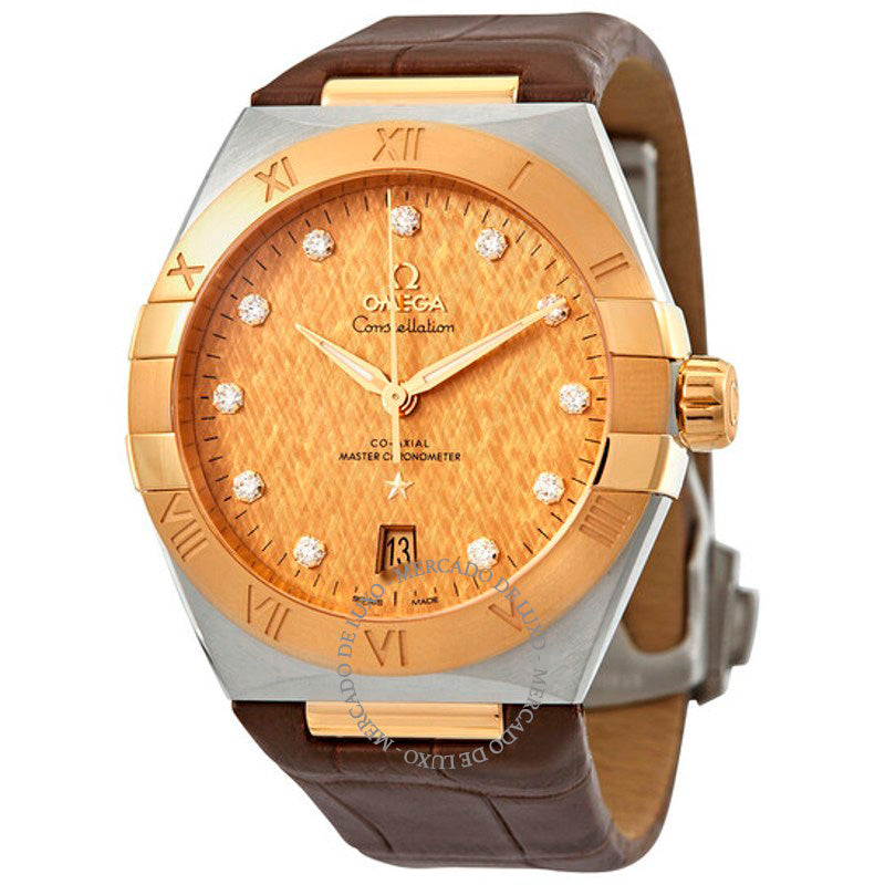 Relógio Constelação Automática Diamante Mostrador Champagne 39 mm - Mercado de Luxo - O Maior E-Commerce de Bens, Produtos e Serviços de Luxo do Brasil.