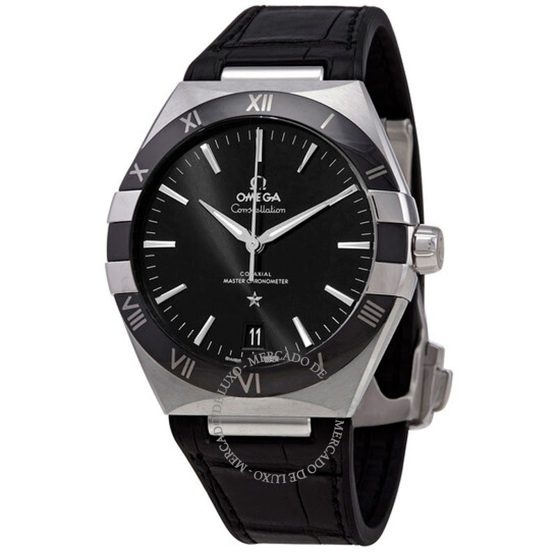 Relógio Constellation Cronômetro Automático Mostrador Preto 41 mm - Mercado de Luxo - O Maior E-Commerce de Bens, Produtos e Serviços de Luxo do Brasil.