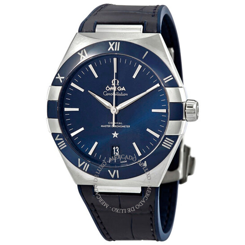 Relógio Constellation Cronômetro Automático Mostrador Azul 41 mm - Mercado de Luxo - O Maior E-Commerce de Bens, Produtos e Serviços de Luxo do Brasil.