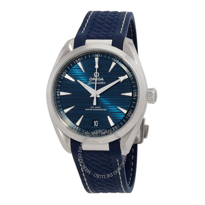 Relógio Aqua Terra 41 Cronômetro Automático Mostrador Azul 41 mm - Mercado de Luxo - O Maior E-Commerce de Bens, Produtos e Serviços de Luxo do Brasil.