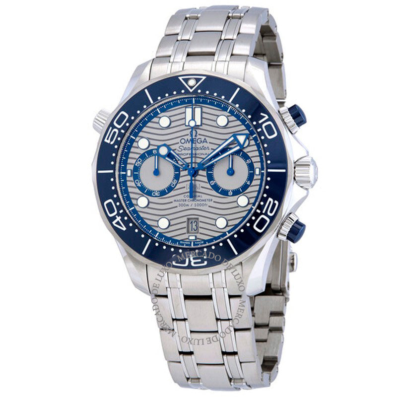Relógio Seamaster Chronograph Cronômetro Automático 44 mm - Mercado de Luxo - O Maior E-Commerce de Bens, Produtos e Serviços de Luxo do Brasil.