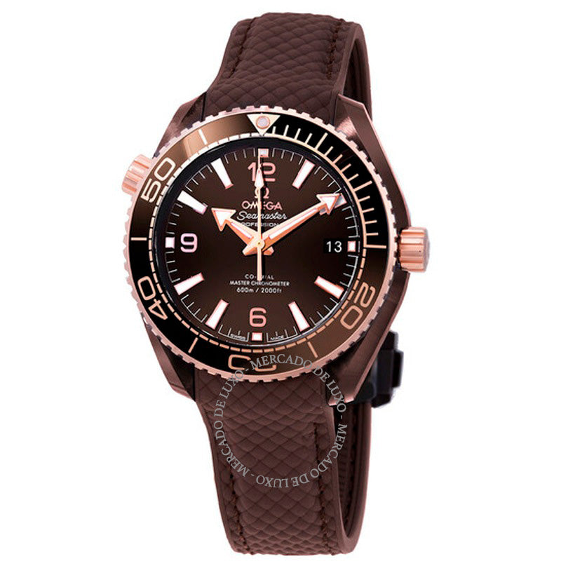 Relógio Seamaster Planet Ocean Automático Mostrador Marrom 39 mm - Mercado de Luxo - O Maior E-Commerce de Bens, Produtos e Serviços de Luxo do Brasil.
