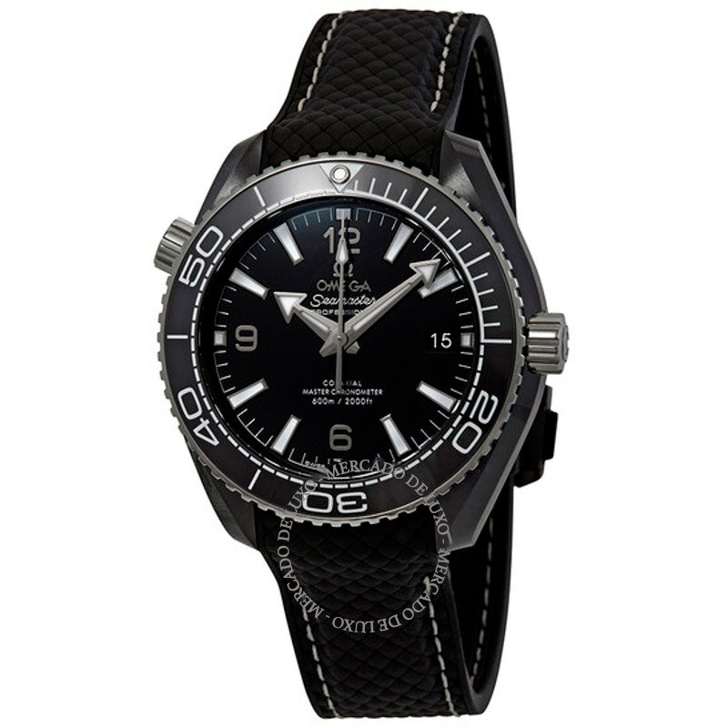 Relógio Seamaster Planet Ocean Automático Mostrador Preto  - Mercado de Luxo - O Maior E-Commerce de Bens, Produtos e Serviços de Luxo do Brasil.