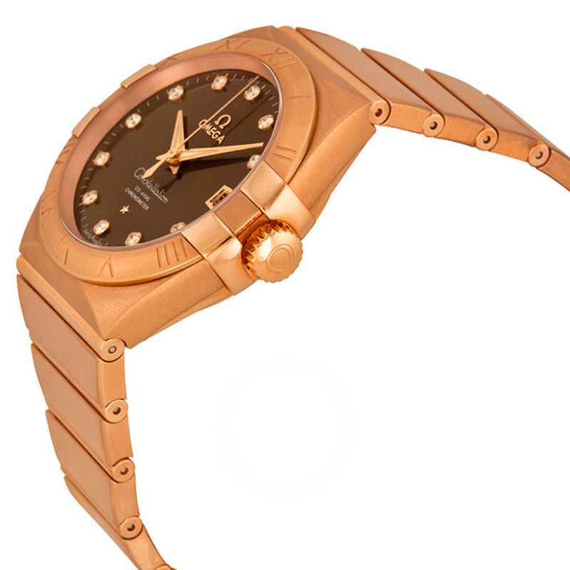 Relógio Constellation Co-Axial Automático Mostrador Marrom 38 mm - Mercado de Luxo - O Maior E-Commerce de Bens, Produtos e Serviços de Luxo do Brasil.
