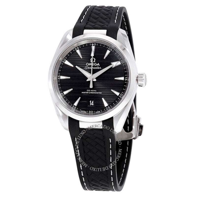 Relógio Seamaster Aqua Terra Automático Mostrador Preto 38 mm - Mercado de Luxo - O Maior E-Commerce de Bens, Produtos e Serviços de Luxo do Brasil.