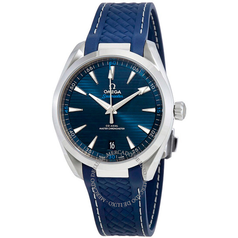 Relógio Seamaster Aqua Terra Automático Mostrador Azul  - Mercado de Luxo - O Maior E-Commerce de Bens, Produtos e Serviços de Luxo do Brasil.