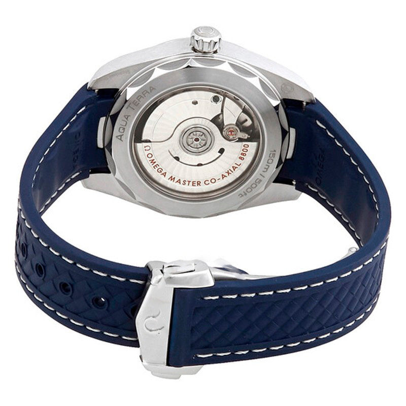 Relógio Seamaster Aqua Terra Automático Mostrador Azul 38 mm - Mercado de Luxo - O Maior E-Commerce de Bens, Produtos e Serviços de Luxo do Brasil.