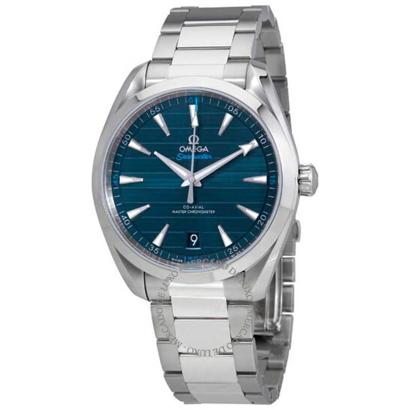Relógio Seamaster Aqua Terra Automático Mostrador Azul 41 mm - Mercado de Luxo - O Maior E-Commerce de Bens, Produtos e Serviços de Luxo do Brasil.