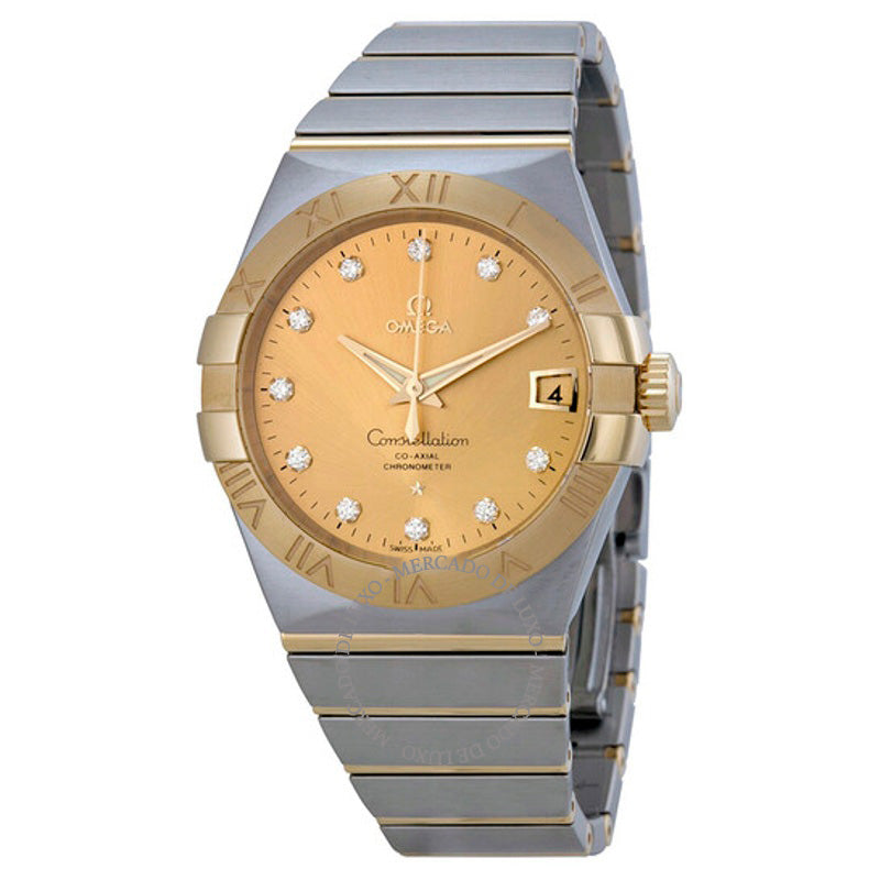 Relógio Constelação Automática Mostrador Champagne 38 mm - Mercado de Luxo - O Maior E-Commerce de Bens, Produtos e Serviços de Luxo do Brasil.