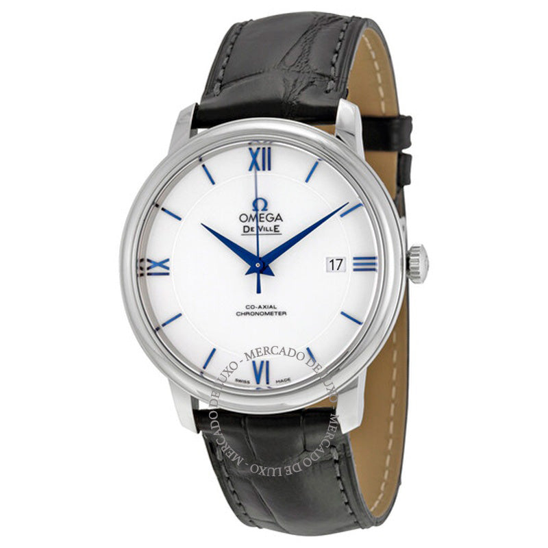 Relógio De Ville Prestige Co-Axial Mostrador Branco 39 mm - Mercado de Luxo - O Maior E-Commerce de Bens, Produtos e Serviços de Luxo do Brasil.
