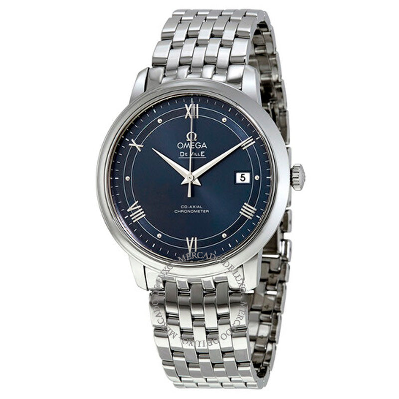 Relógio De Ville Prestige Automático Mostrador Azul 39 mm - Mercado de Luxo - O Maior E-Commerce de Bens, Produtos e Serviços de Luxo do Brasil.