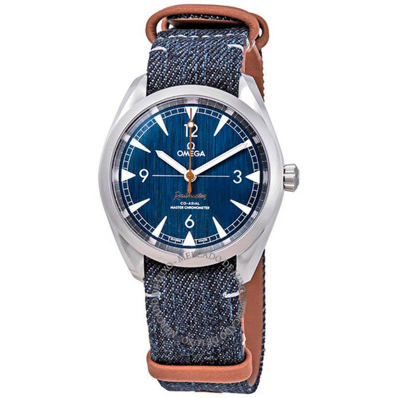 Relógio Mostrador Railmaster Automático Blue Jeans 40 mm - Mercado de Luxo - O Maior E-Commerce de Bens, Produtos e Serviços de Luxo do Brasil.