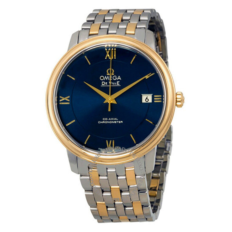 Relógio De Ville Prestige Co-Axial Mostrador Azul 36 mm - Mercado de Luxo - O Maior E-Commerce de Bens, Produtos e Serviços de Luxo do Brasil.