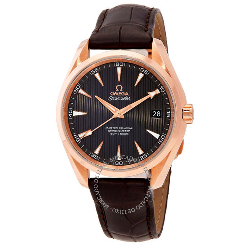 Relógio Seamaster Aqua Terra Mostrador Cinza Teca 41 mm - Mercado de Luxo - O Maior E-Commerce de Bens, Produtos e Serviços de Luxo do Brasil.