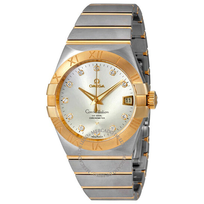Relógio Mostrador Constellation Silver Diamond 38 mm - Mercado de Luxo - O Maior E-Commerce de Bens, Produtos e Serviços de Luxo do Brasil.