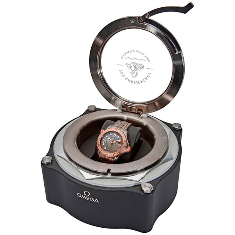 Relógio Seamaster Automático Mostrador Cinza 42 mm - Mercado de Luxo - O Maior E-Commerce de Bens, Produtos e Serviços de Luxo do Brasil.