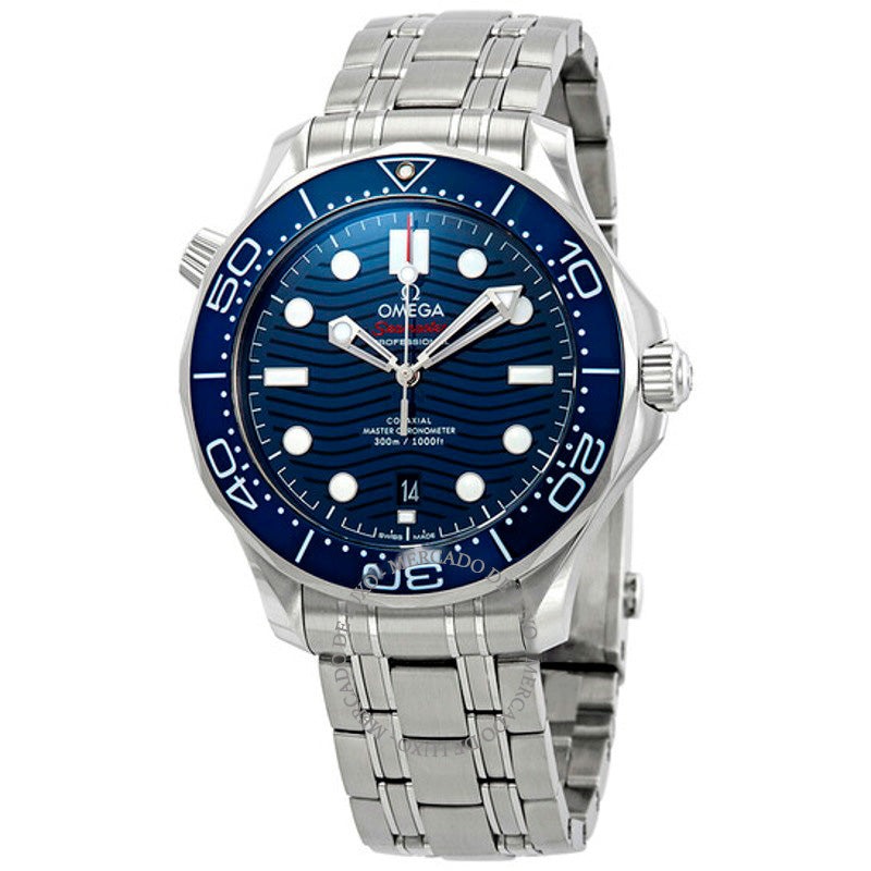 Relógio Seamaster Automático Mostrador Azul 42 mm - Mercado de Luxo - O Maior E-Commerce de Bens, Produtos e Serviços de Luxo do Brasil.