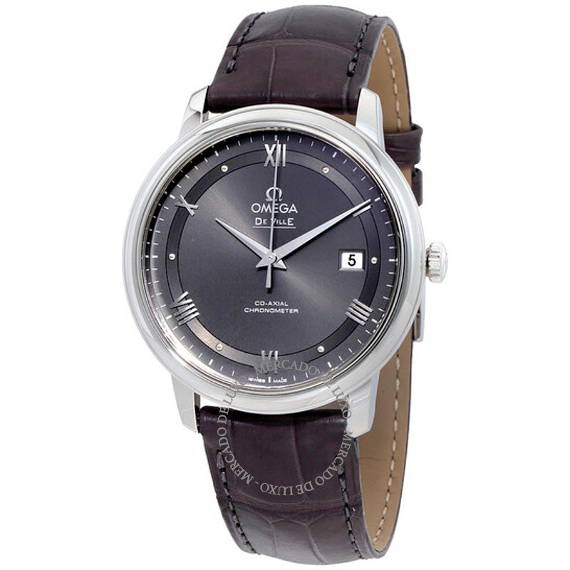 Relógio De Ville Automático Mostrador Cinza 39 mm - Mercado de Luxo - O Maior E-Commerce de Bens, Produtos e Serviços de Luxo do Brasil.