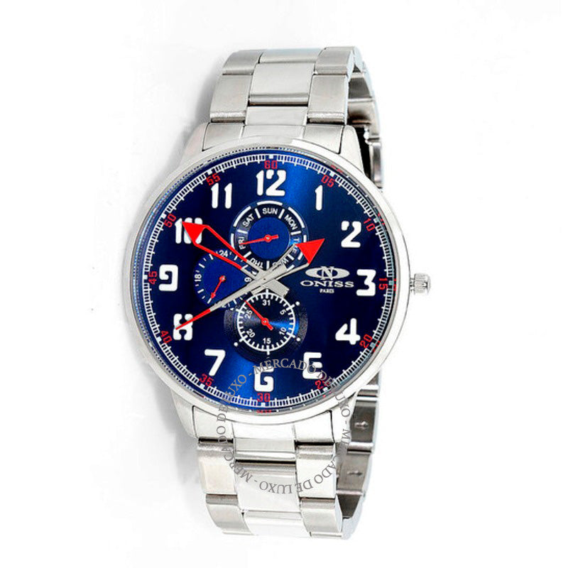Relógio ON1818 Mostrador Quartzo Azul 45 mm - Mercado de Luxo - O Maior E-Commerce de Bens, Produtos e Serviços de Luxo do Brasil.