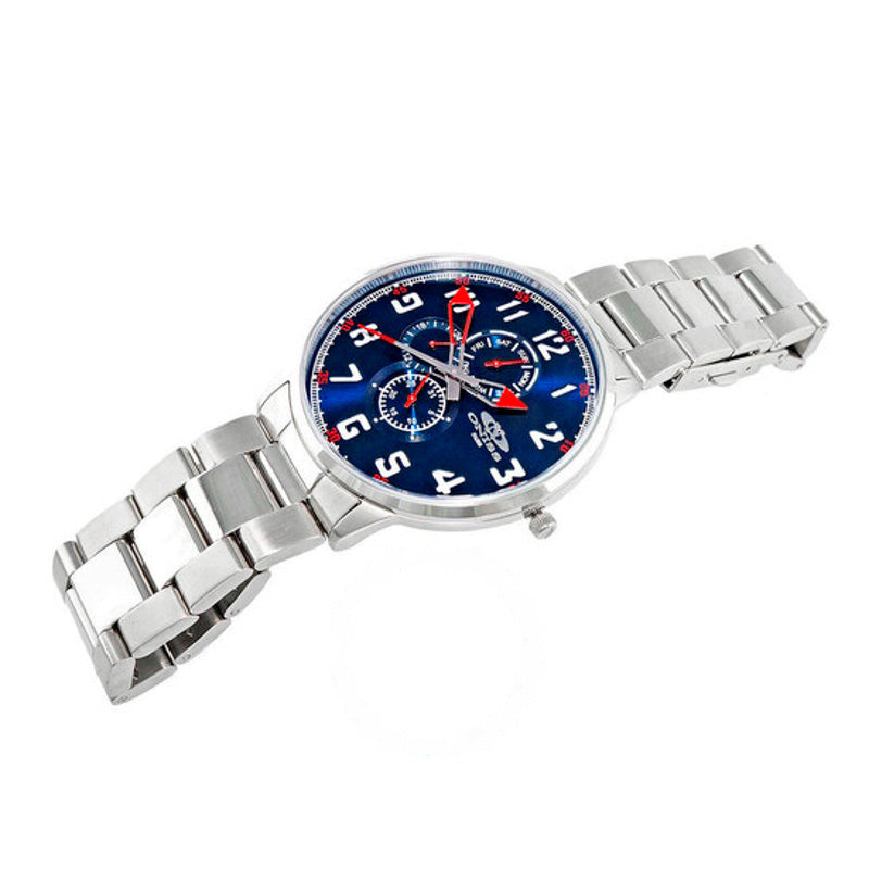 Relógio ON1818 Mostrador Quartzo Azul 45 mm - Mercado de Luxo - O Maior E-Commerce de Bens, Produtos e Serviços de Luxo do Brasil.