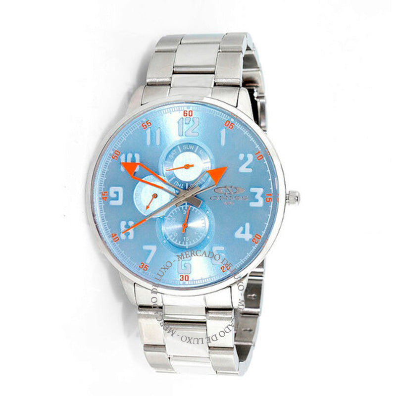 Relógio ON1818 Mostrador Quartzo Azul 45 mm - Mercado de Luxo - O Maior E-Commerce de Bens, Produtos e Serviços de Luxo do Brasil.