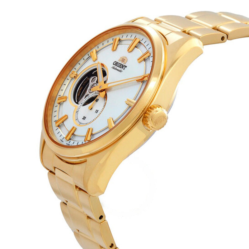 Relógio Contemporâneo Semi Skeleton Automático Mostrador Branco  - Mercado de Luxo - O Maior E-Commerce de Bens, Produtos e Serviços de Luxo do Brasil.