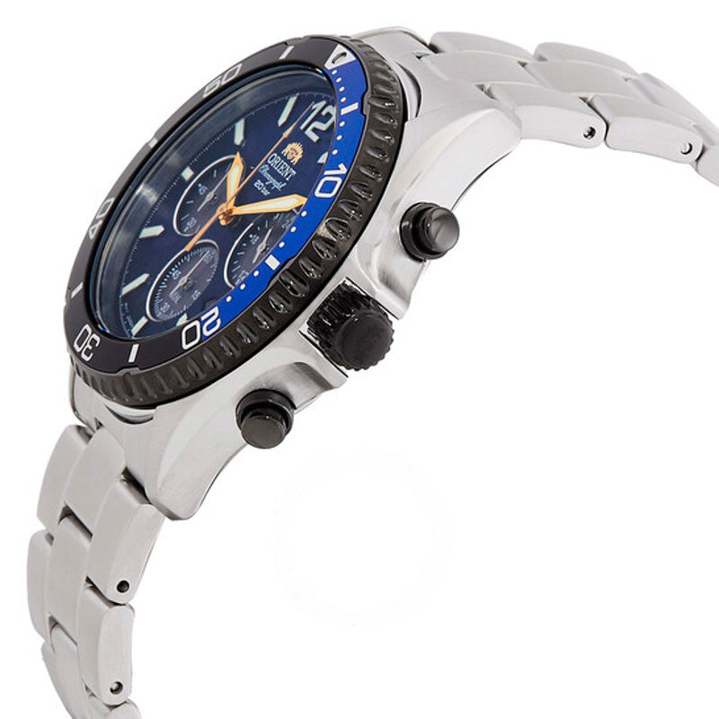 Relógio Cronógrafo esportivo movido a energia solar com mostrador azul 42 mm - Mercado de Luxo - O Maior E-Commerce de Bens, Produtos e Serviços de Luxo do Brasil.