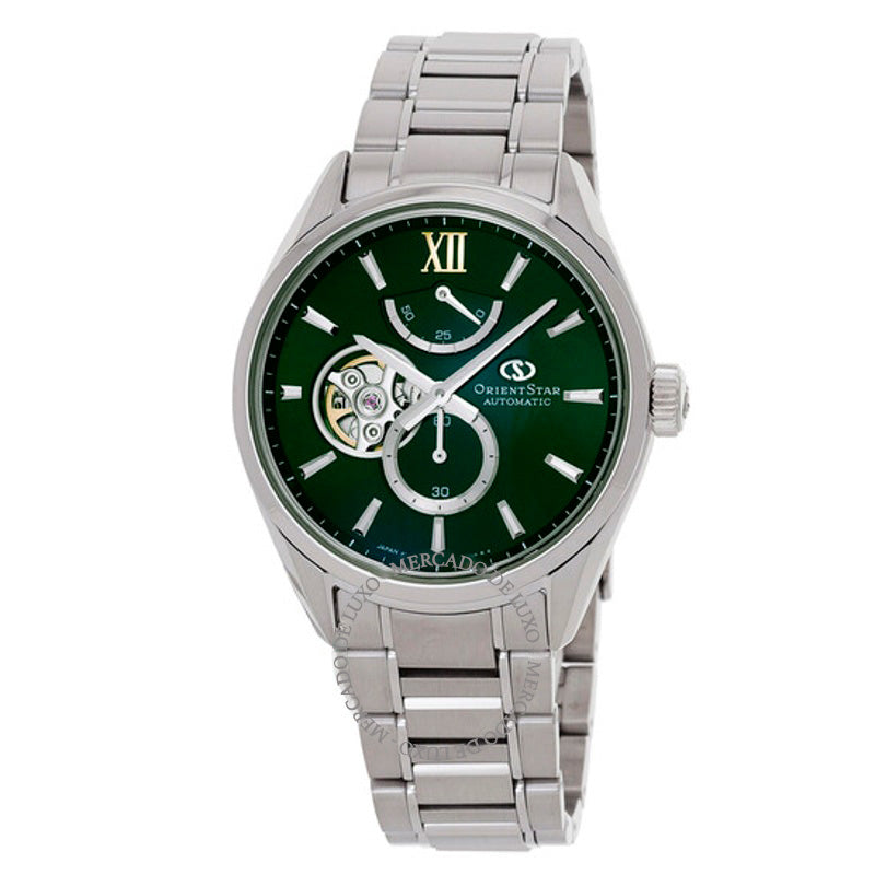 Relógio Star Automatic Green Madrepérola Mostrador  - Mercado de Luxo - O Maior E-Commerce de Bens, Produtos e Serviços de Luxo do Brasil.