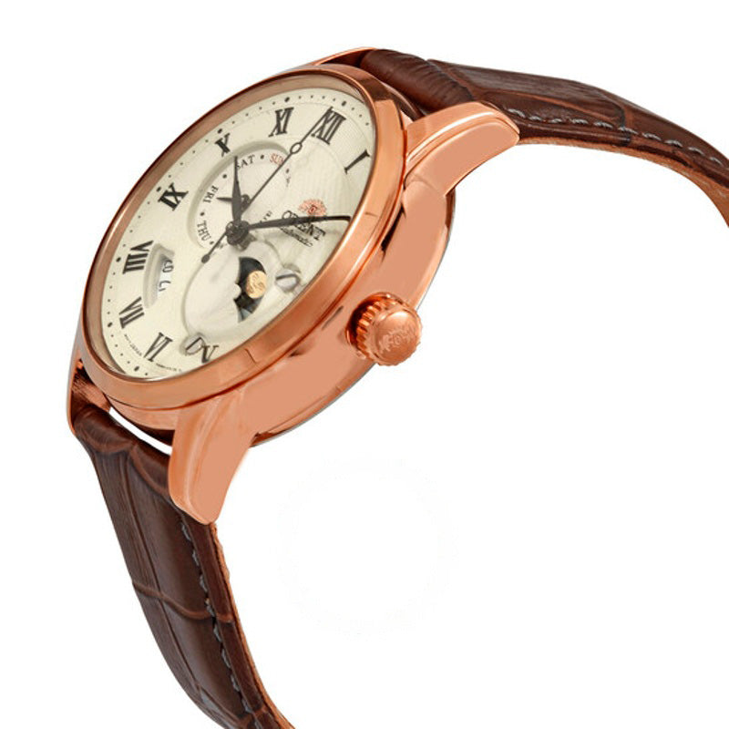 Relógio Sol e Lua Mostrador Automático Champanhe 42 mm - Mercado de Luxo - O Maior E-Commerce de Bens, Produtos e Serviços de Luxo do Brasil.